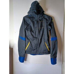 Nike Sphere Pro Girls M 8-10 Running Track Zip Jacket Black/Blue